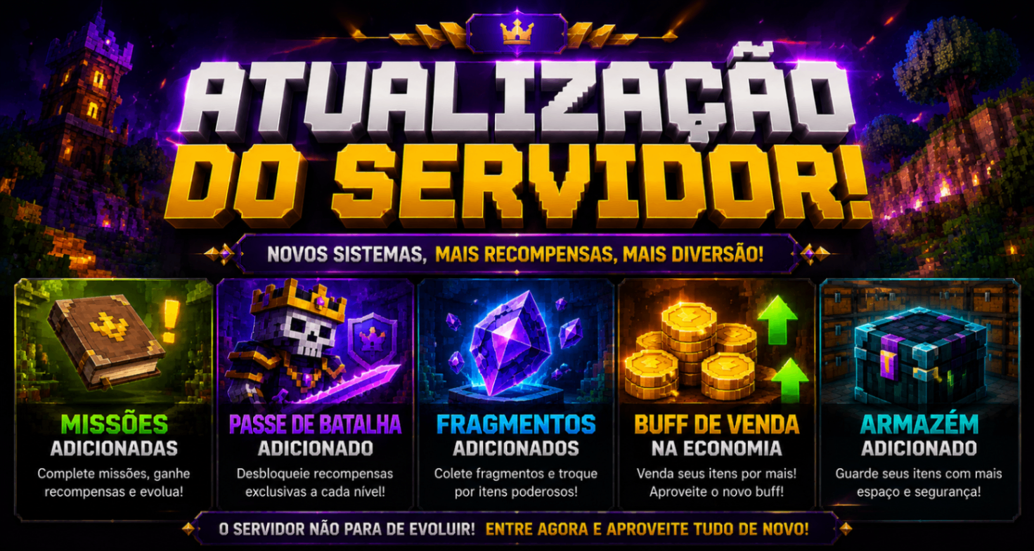 Notas da Atualização 1.0